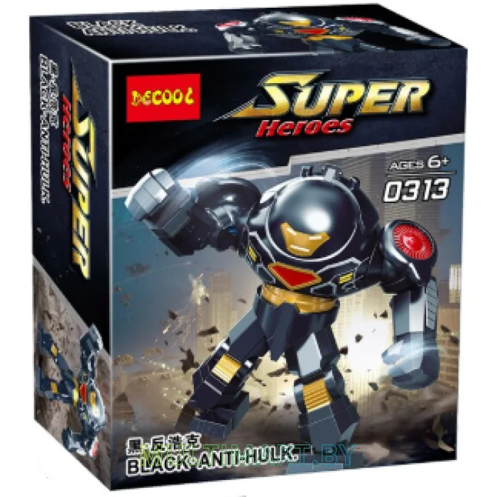 Конструктор Decool Super Heroes 0313 Black Anti-Hulk